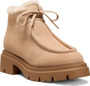 Stuart Weitzman Hudson Genuine Shearling Lined Chukka Boot