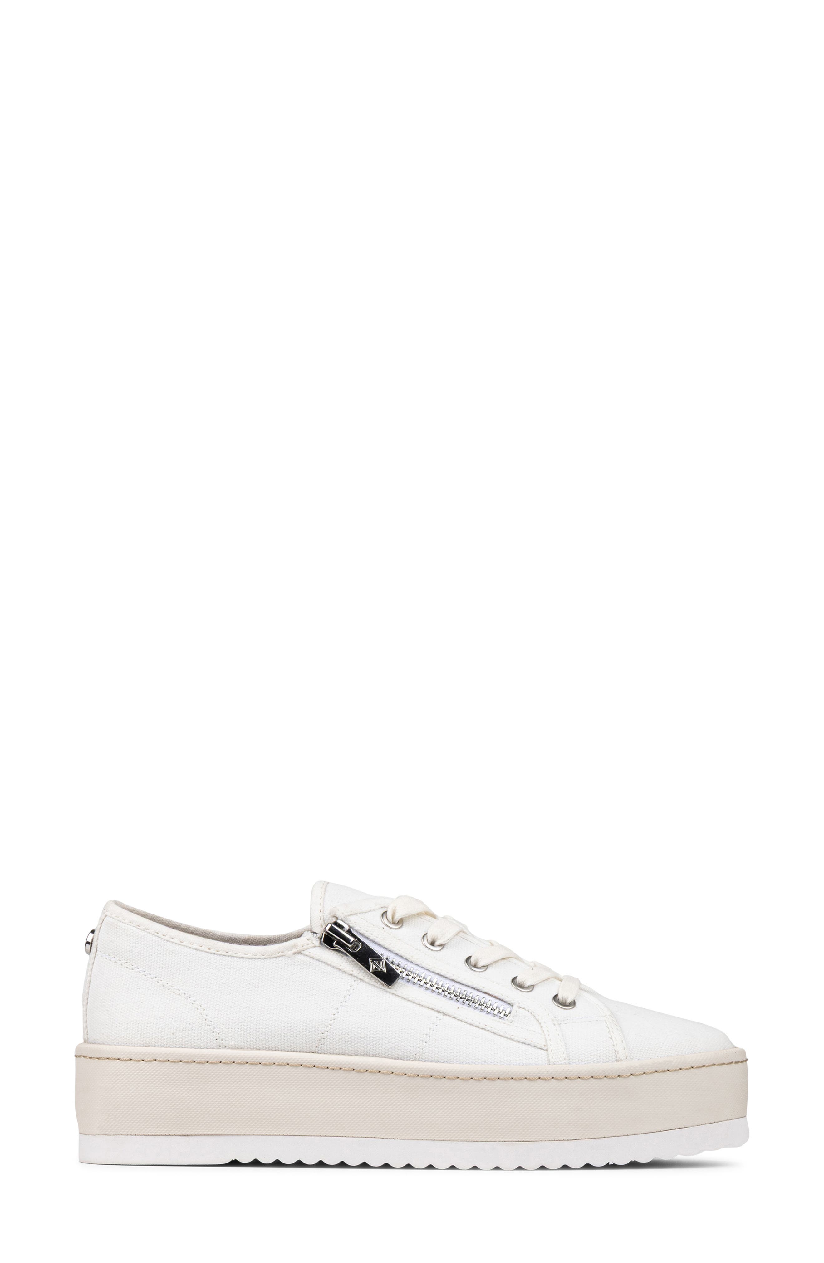 Donald Pliner Fatimah Platform Sneaker, Alternate, color, White