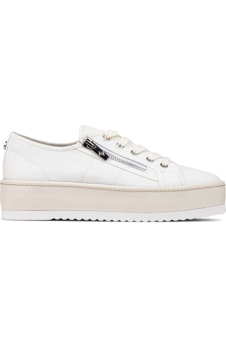 Donald Pliner Fatimah Platform Sneaker, Alternate, color, White