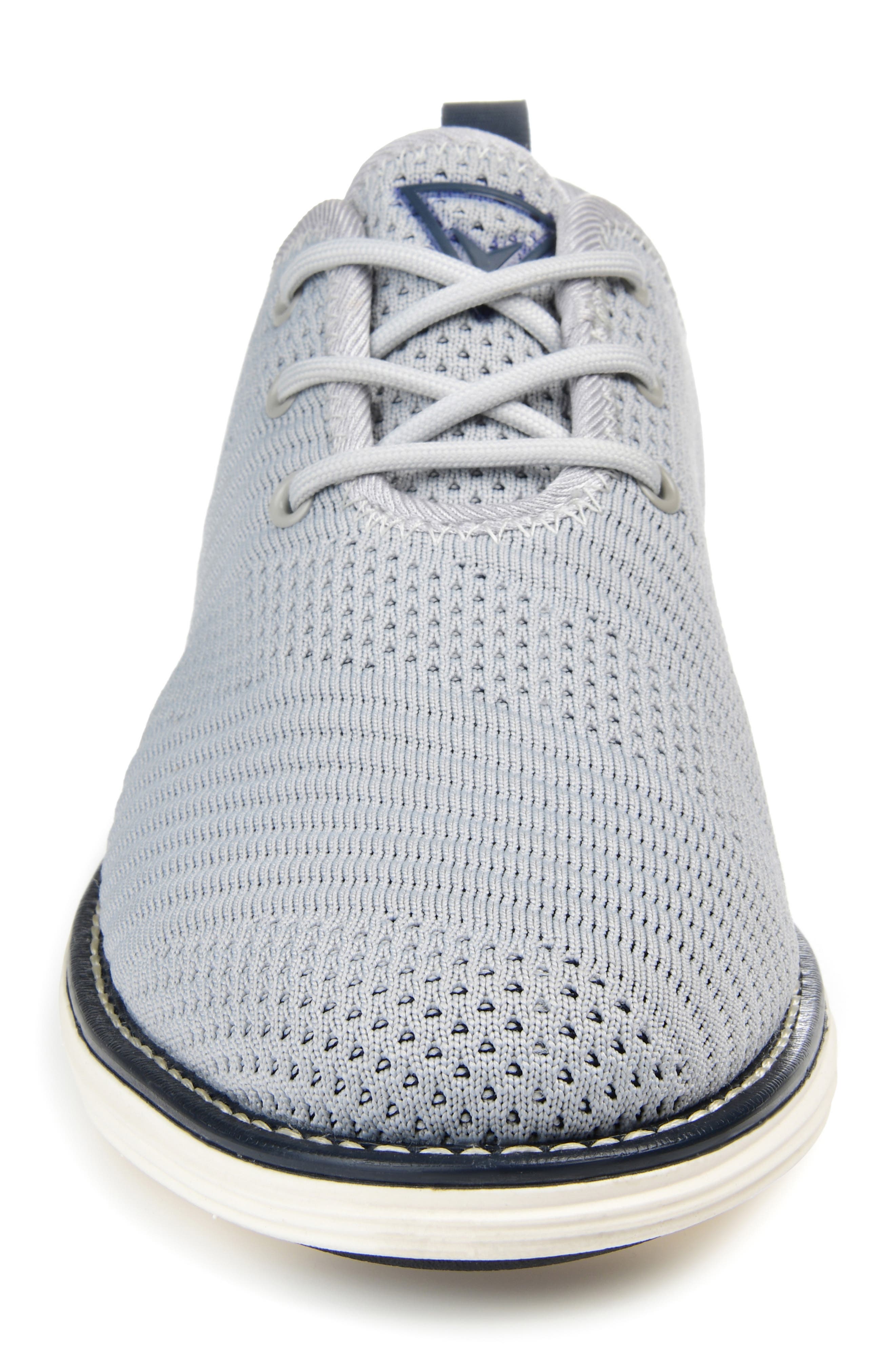 Novak Knit Derby Sneaker - Wide Width, Alternate, color, GREY