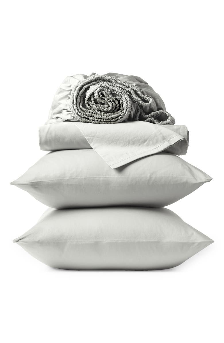 Coyuchi 300 Thread Count Organic Cotton Sateen Sheet Set, Main, color, 