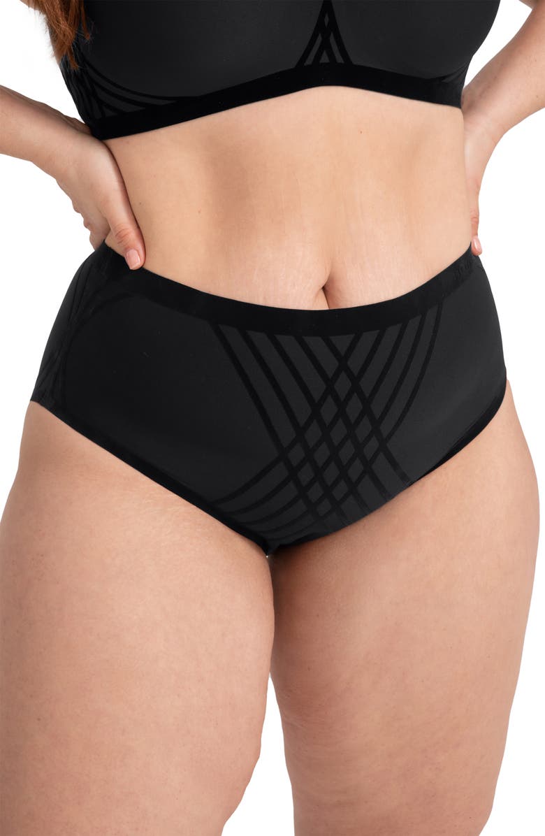 Honeylove Silhouette Shaping Briefs, Alternate, color, Vamp