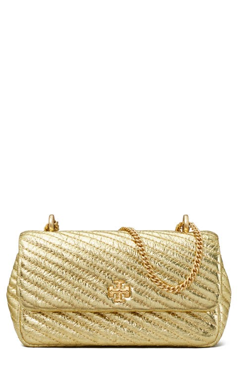 Mini Kira Moto Quilted Metallic Leather Convertible Shoulder Bag