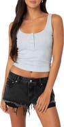 EDIKTED Tiana Henley Tank