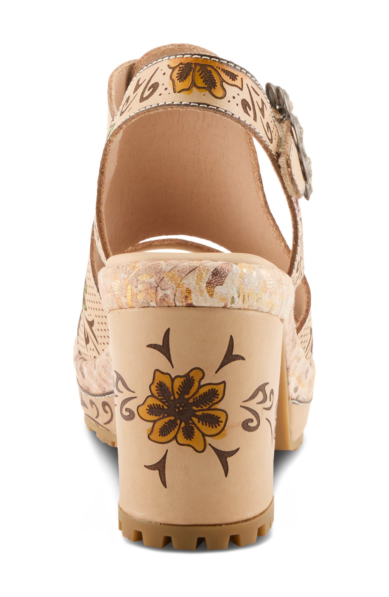 L'Artiste by Spring Step Jawdrop Sandal, Alternate, color, Beige Multi