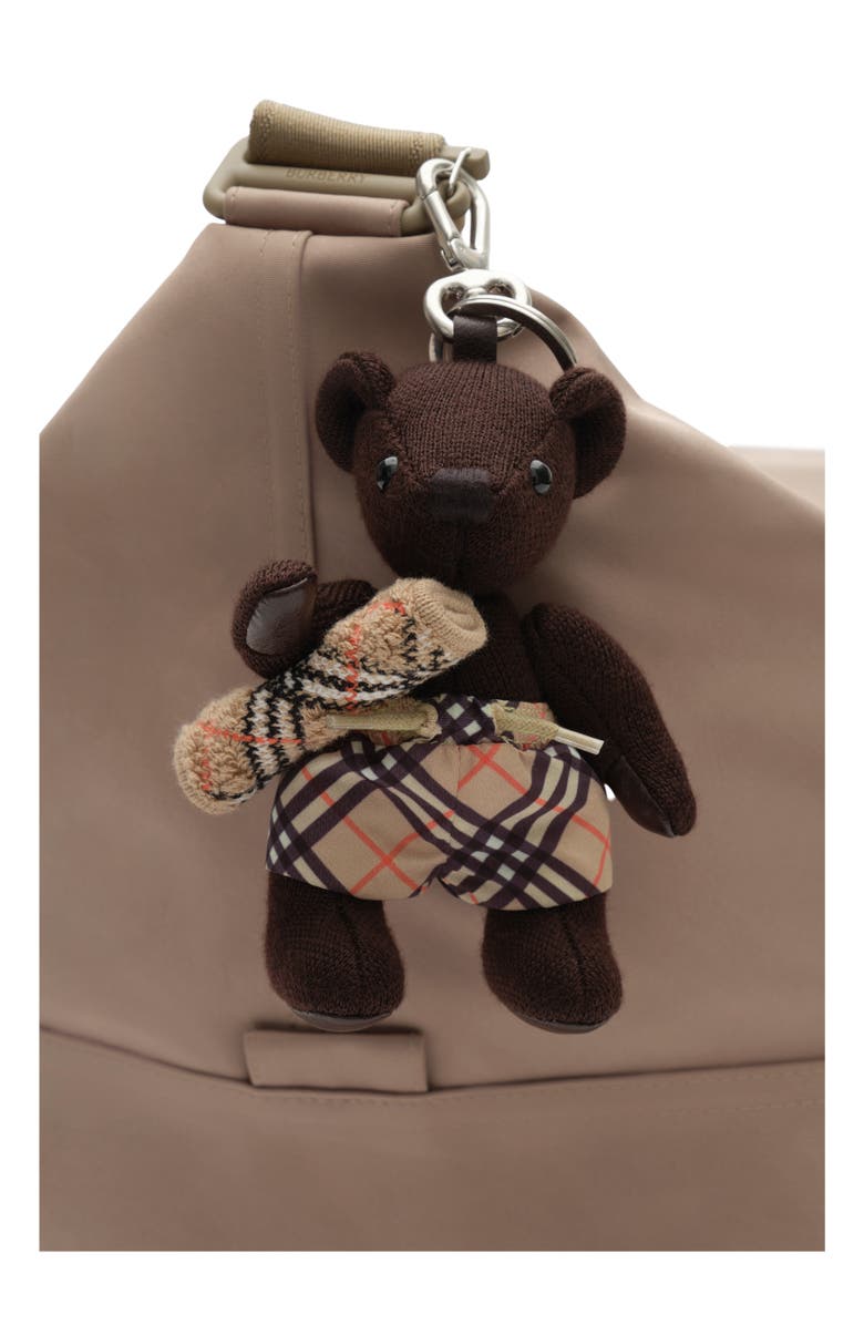 Burberry Thomas Bear Charm, Alternate, color, Sand Beige