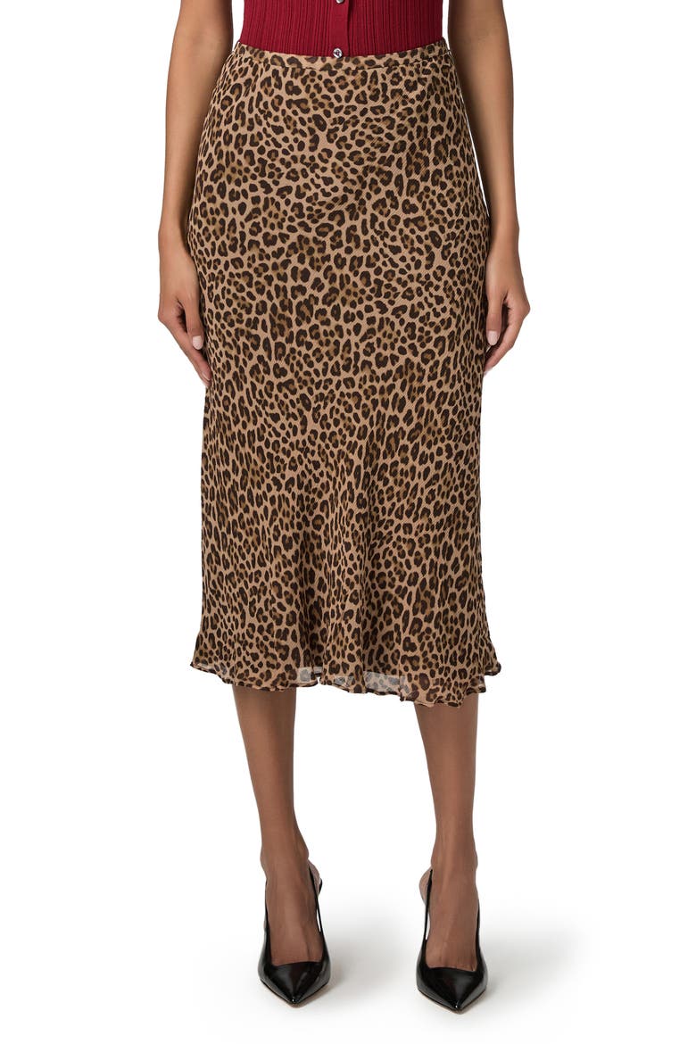 Cicely Silk Midi Skirt, Main, color, NATURAL MULTI