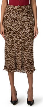 PAIGE Cicely Silk Midi Skirt