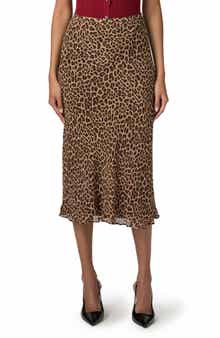PAIGE Cicely Silk Midi Skirt