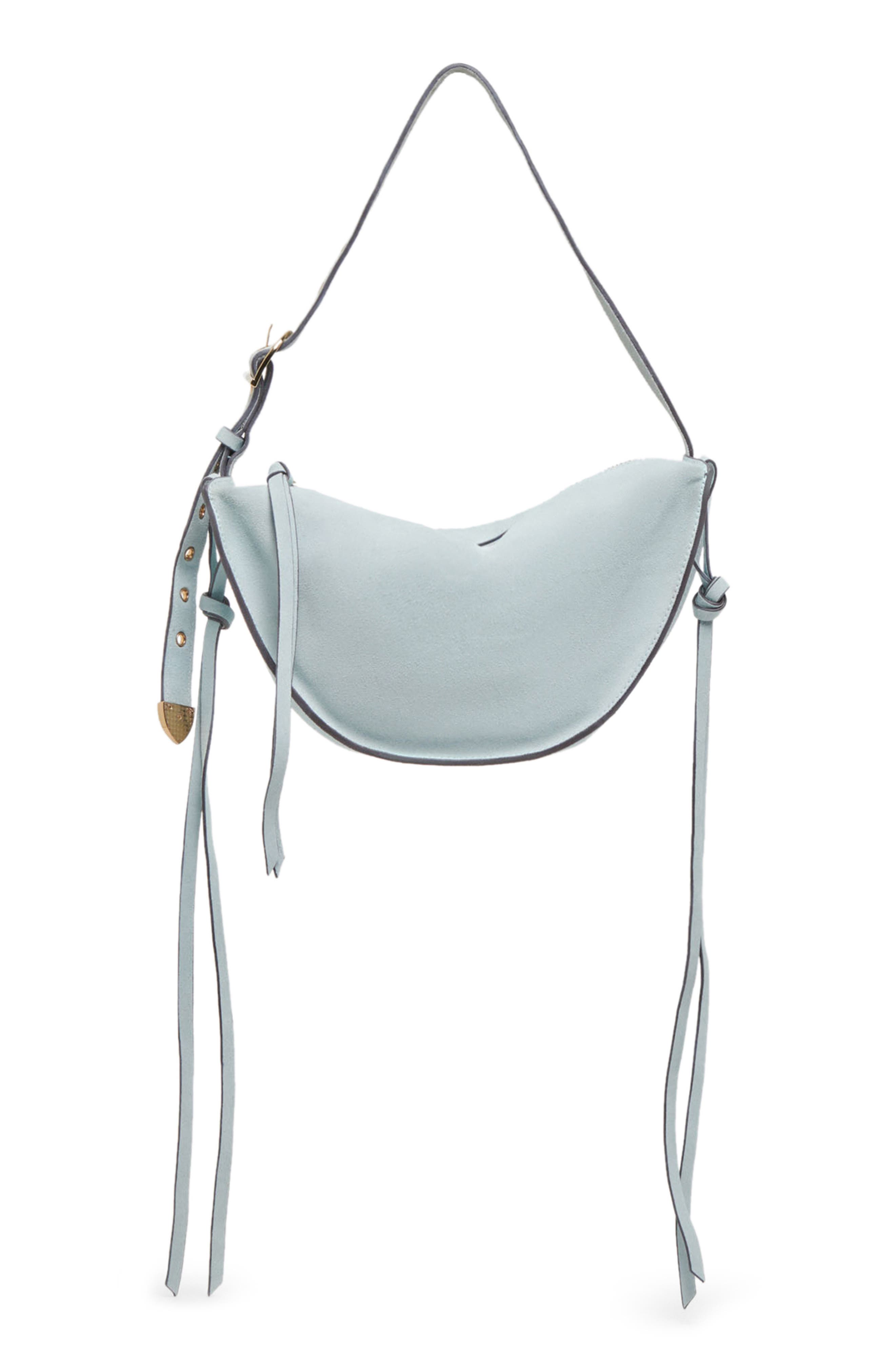 Dolce Vita Verona Leather Shoulder Bag, Main, color, Blue