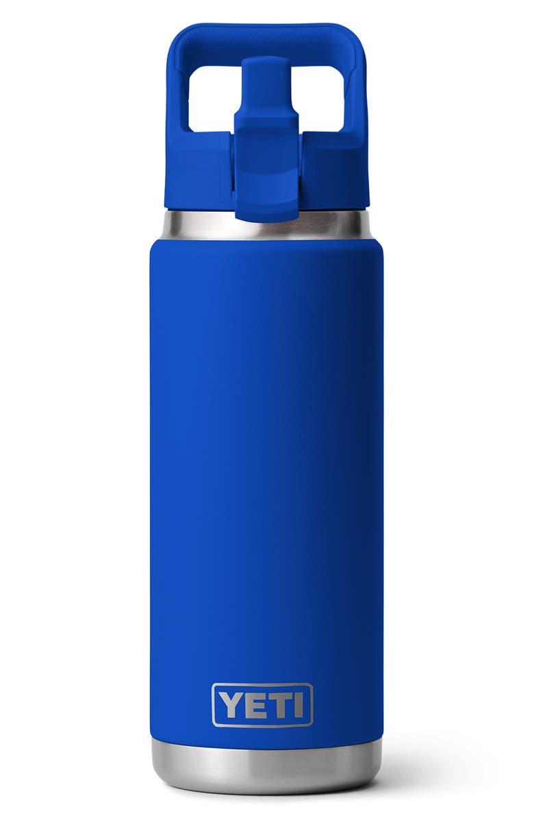 YETI Rambler 26-Ounce Straw Water Bottle, Alternate, color, Royal Blue