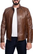 VELLAPAIS Smooth Leather Jacket