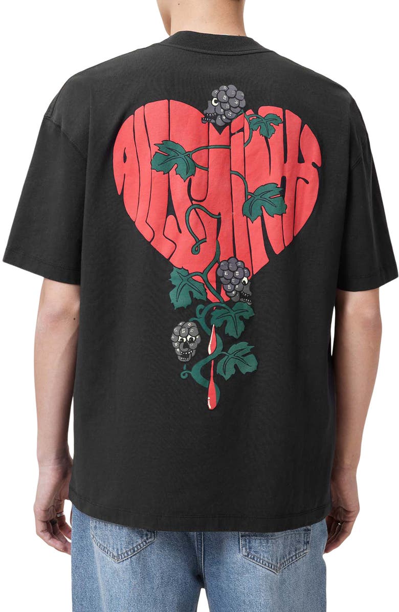 AllSaints Sown Cotton Graphic T-Shirt, Alternate, color, 