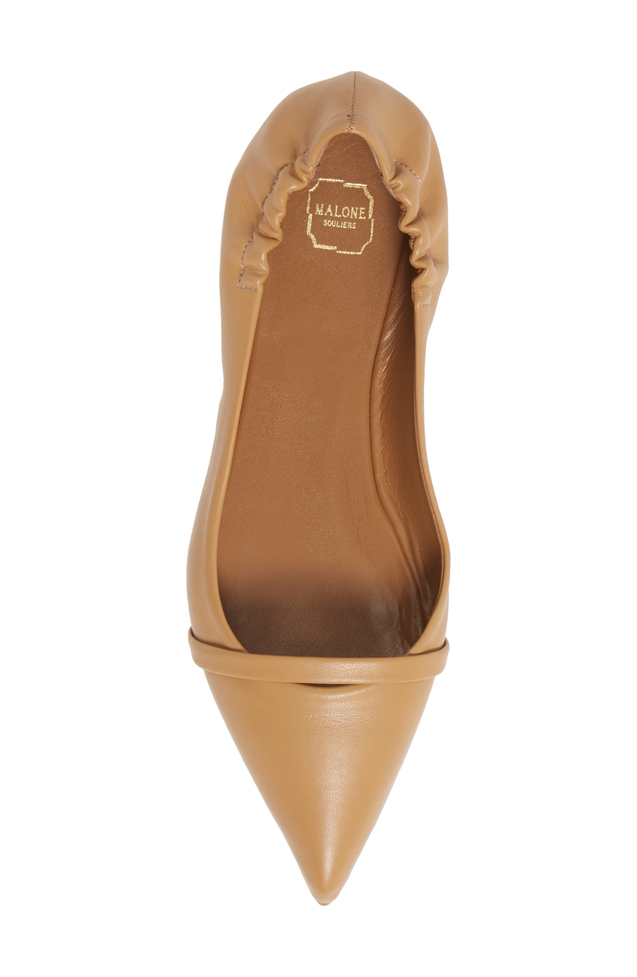 Malone Souliers Raya Pointed Toe Flat, Alternate, color, 