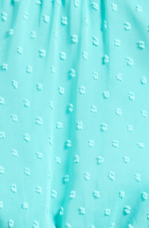 Ava & Yelly Kids' Clip Dot Hankey Maxi Dress In Blue