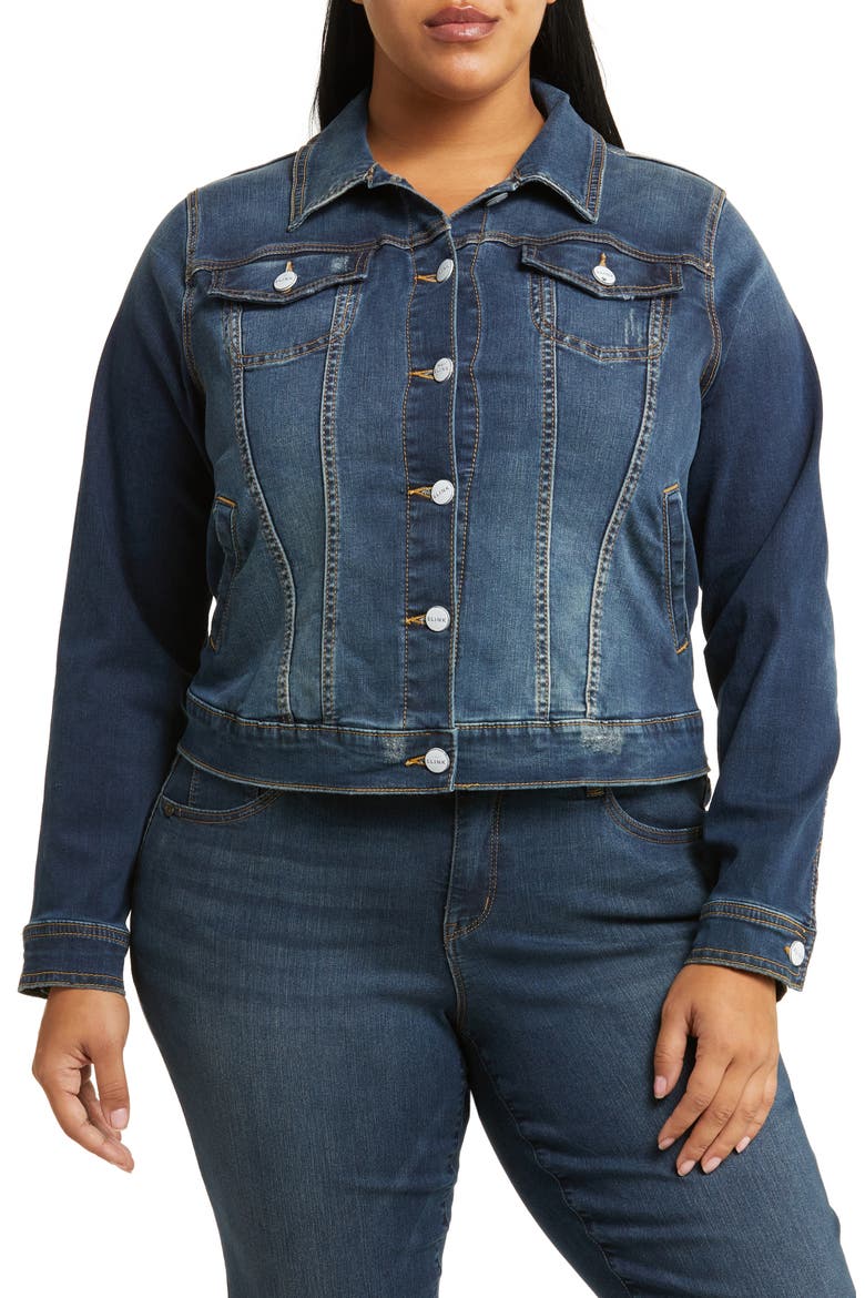 Denim Jacket, Alternate, color, AURORA
