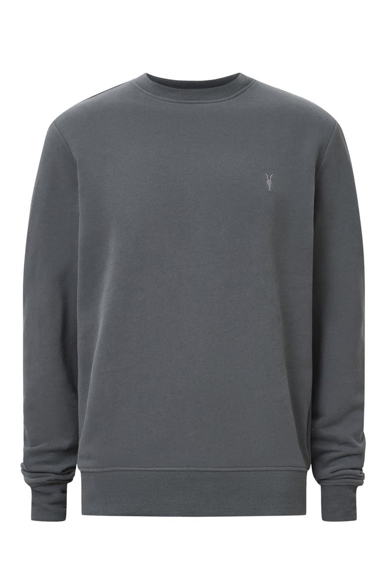 Raven Crewneck Sweatshirt, Alternate, color, CARTER GREY