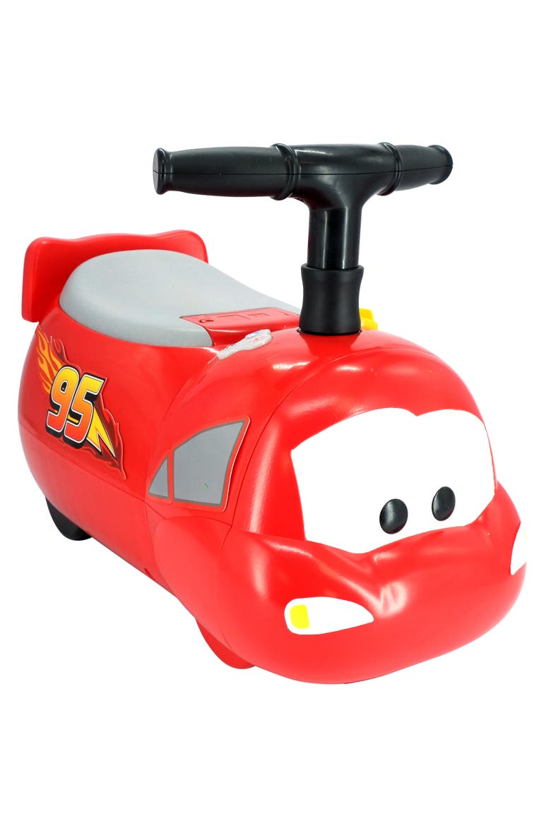 Lights & Sounds Zoom Ride-On Lightning McQueen Disney Cars Vehicle, Main, color, Red
