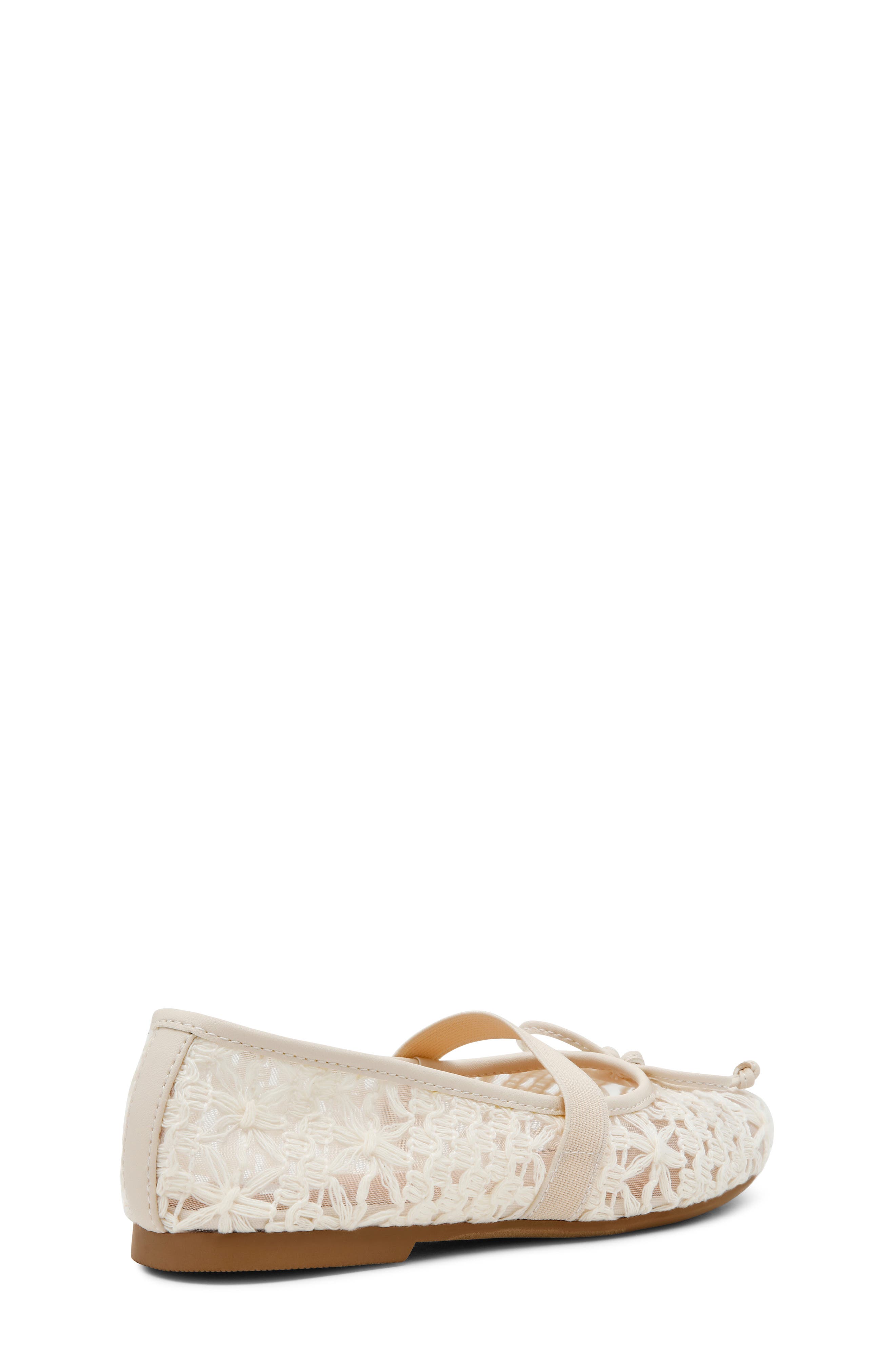 Dolce Vita Kids' Moppet Mesh Mary Jane Flat, Alternate, color, Ivory