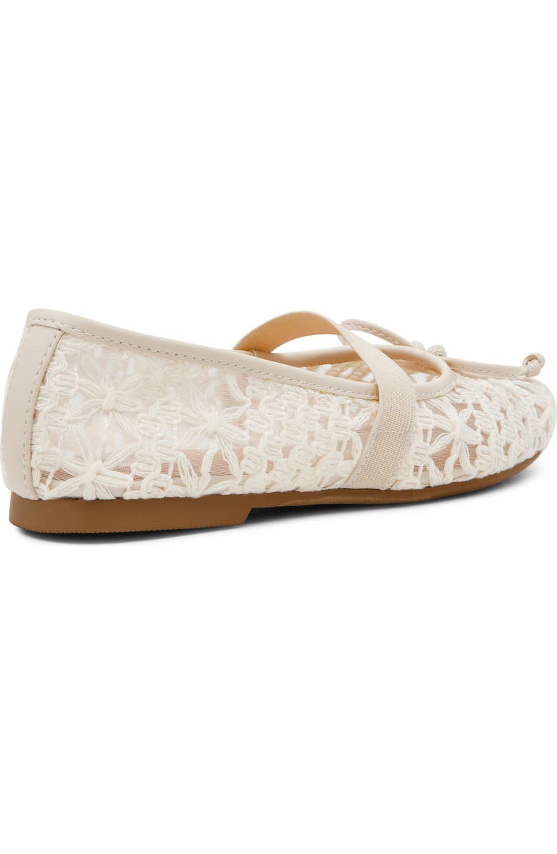 Dolce Vita Kids' Moppet Mesh Mary Jane Flat, Alternate, color, Ivory