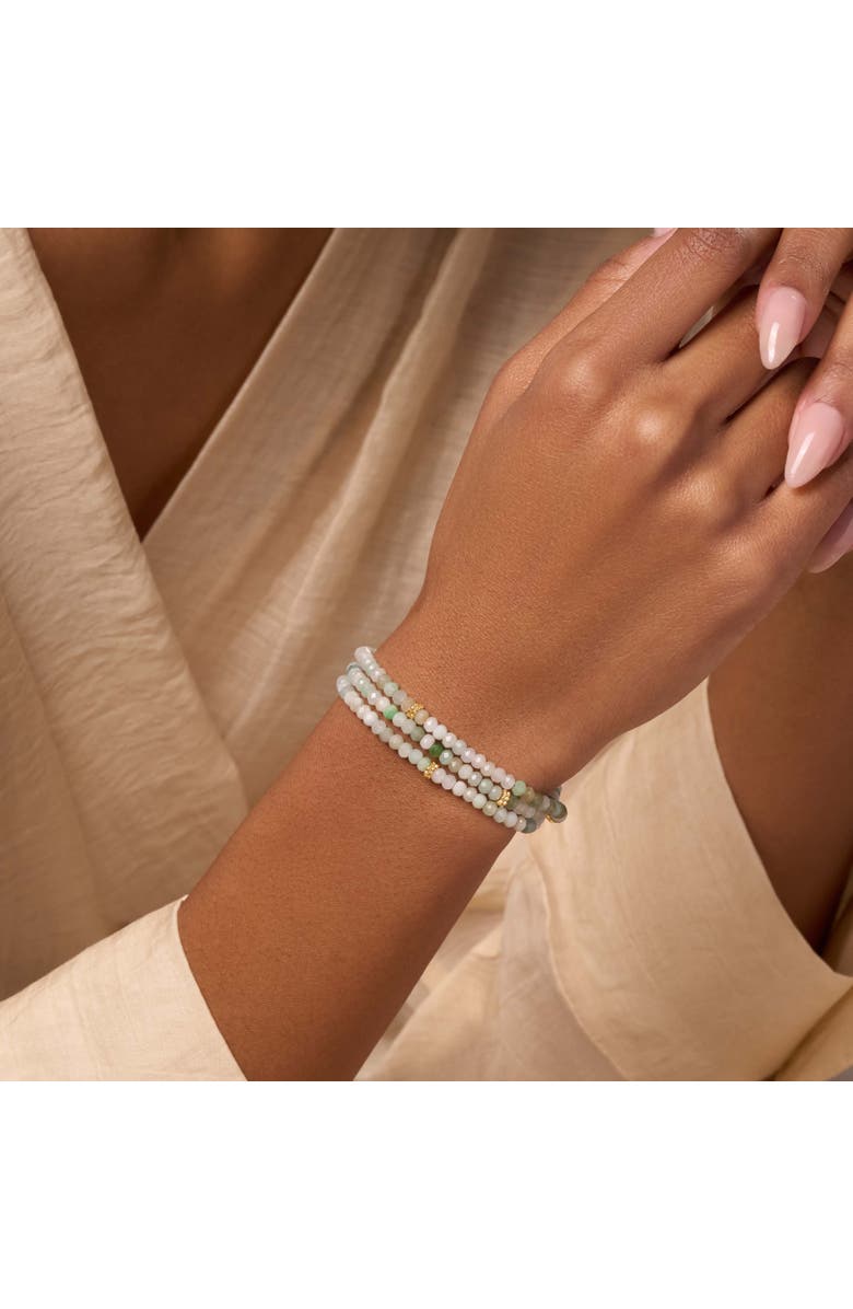 Karma and Luck Women's Jade Elephant Gold Plated Wrap Bracelet - Manifest Abundance, Alternate, color,