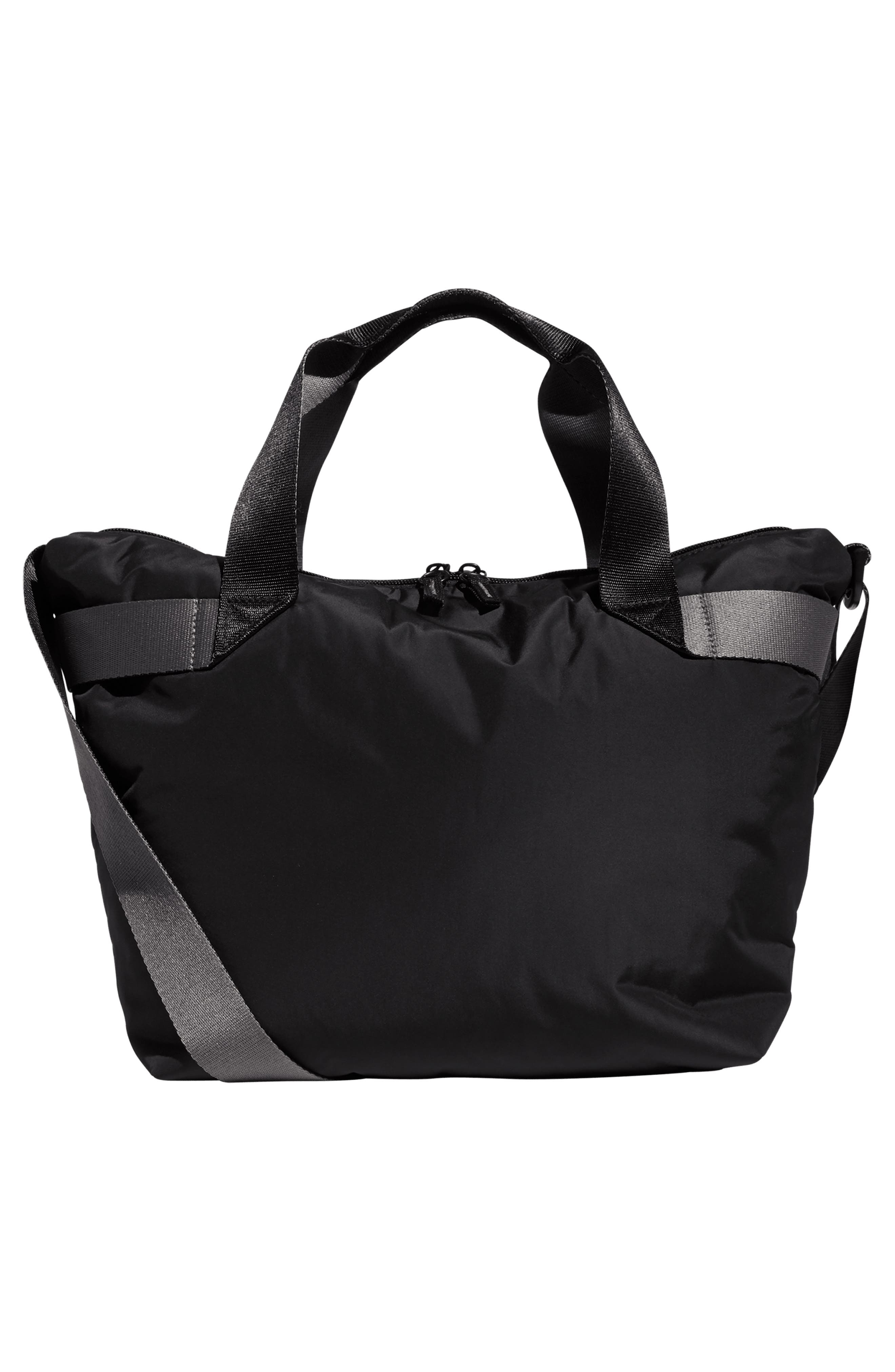 adidas Originals Recycled Polyester Puffer Shopper Tote Bag, Alternate, color, 