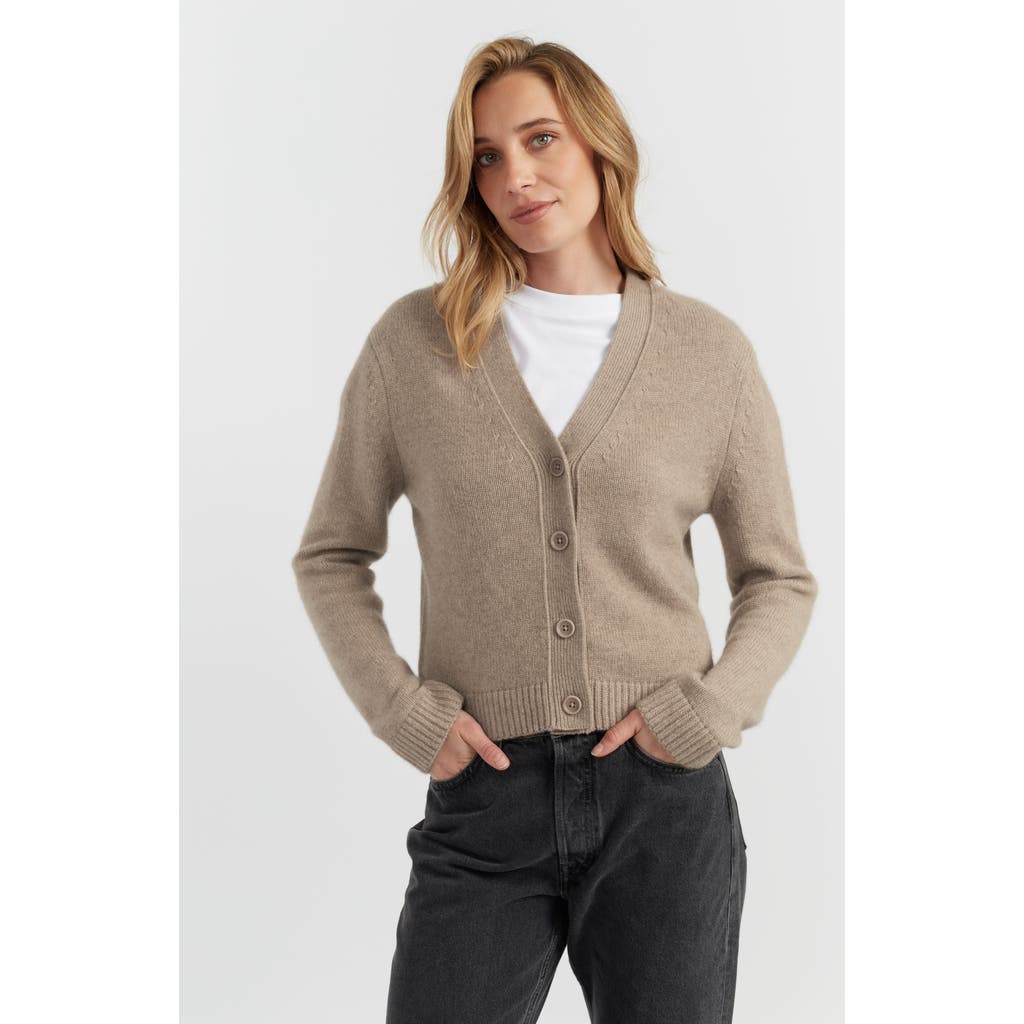 Chinti & Parker Pure Cashmere Cardigan In Neutral