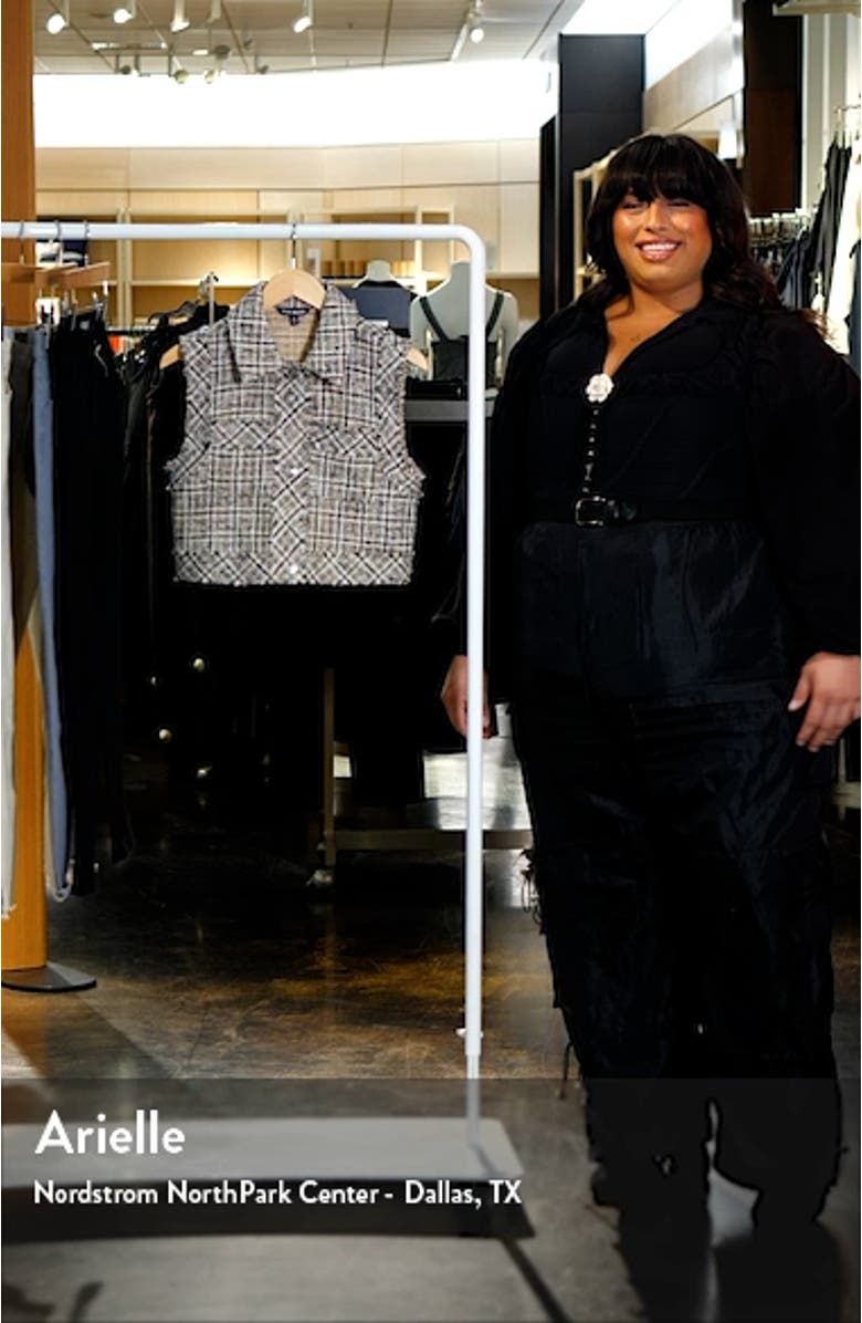 Bijou Tweed Crop Vest, sales video thumbnail