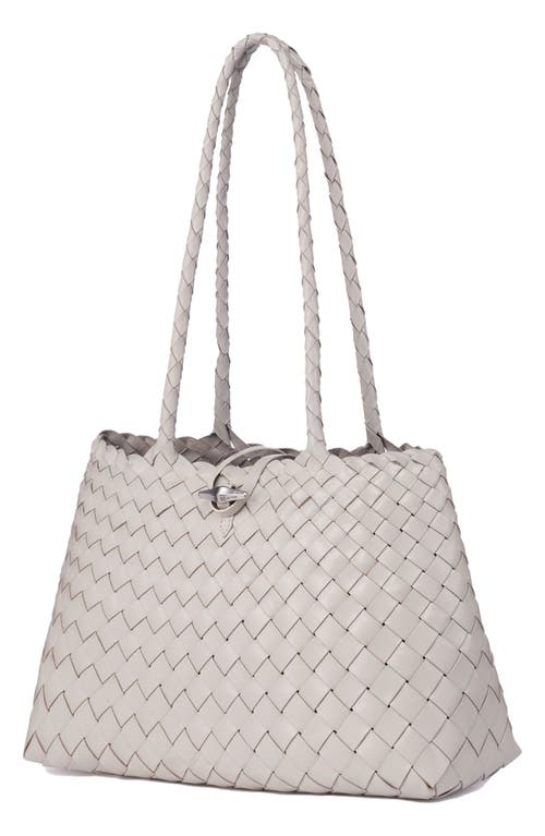 ORYANY ORYANY KAYLA WOVEN LEATHER SHOULDER BAG