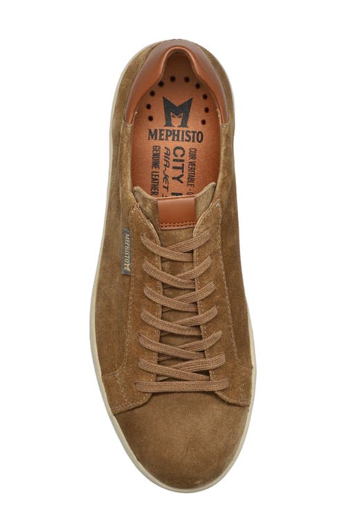 Mephisto Hasko Low Top Sneaker In Spice Velsport