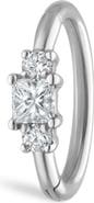MARIA TASH Princess Cut Diamond Clicker Earring