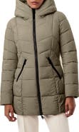 Bernardo Hooded Water Resistant Puffer Jacket