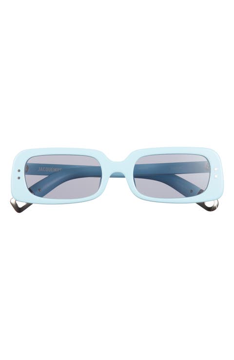 Azzuro 55mm Rectangular Sunglasses