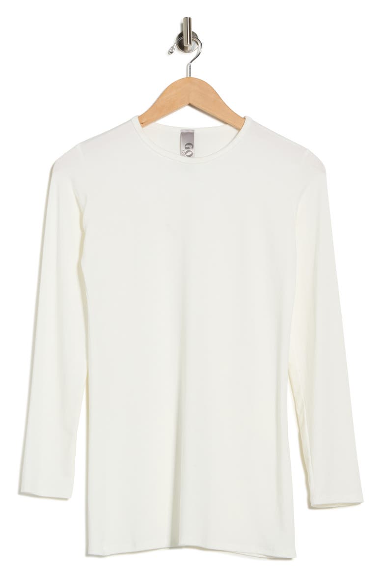 Long Sleeve T-Shirt, Alternate, color, WHITE INTERLOCK