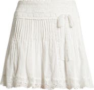 LoveShackFancy Solena Lace Miniskirt