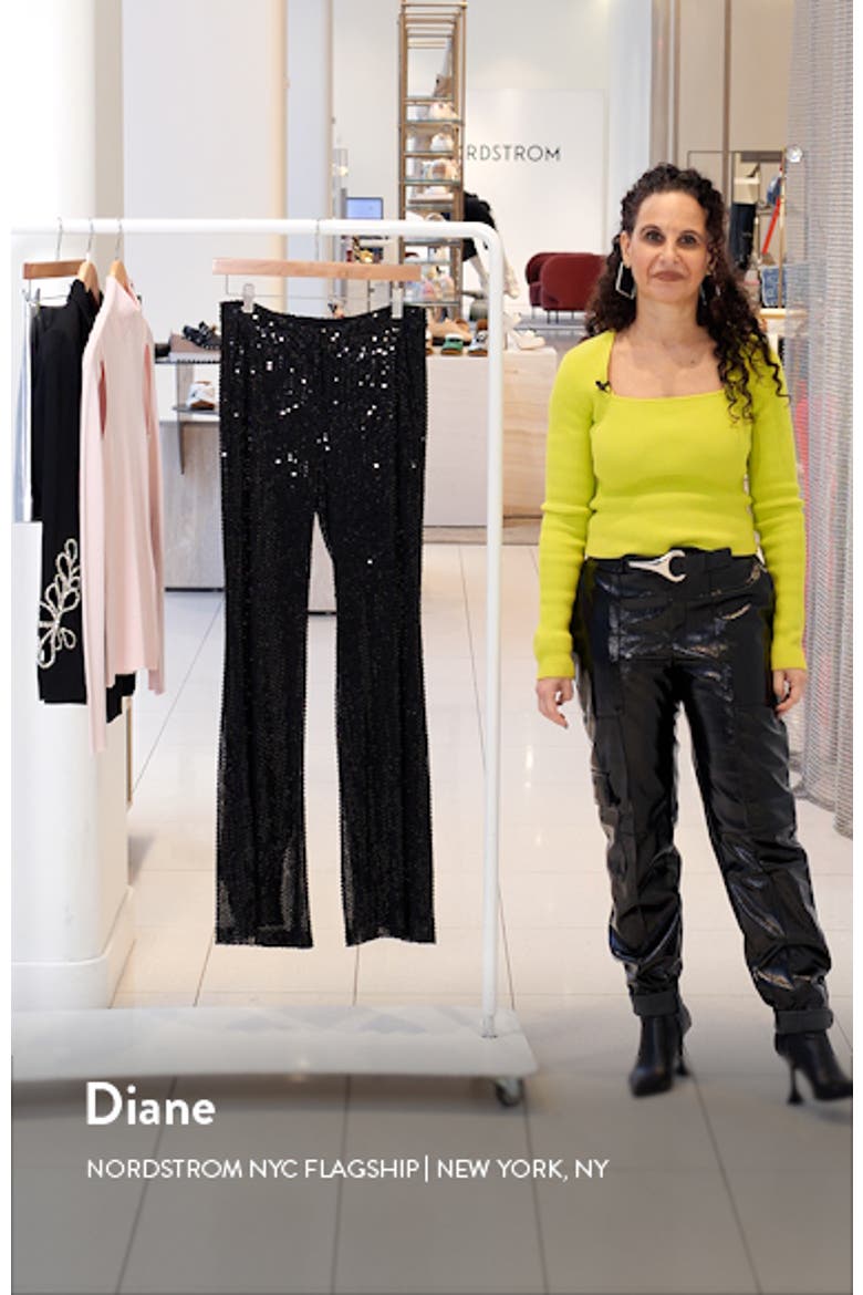 Olivian Sequin Wide Leg Pants video