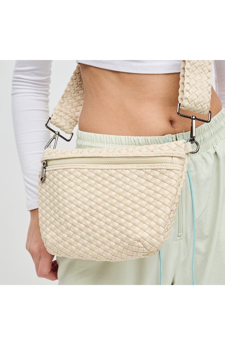 Sol and Selene Ethereal - Woven Neoprene Crossbody Bag, Alternate, color, Cream
