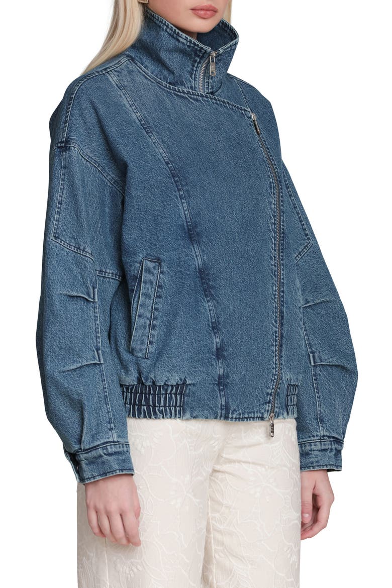 Denim Bomber Jacket, Alternate, color, MONTGOMERY WASH