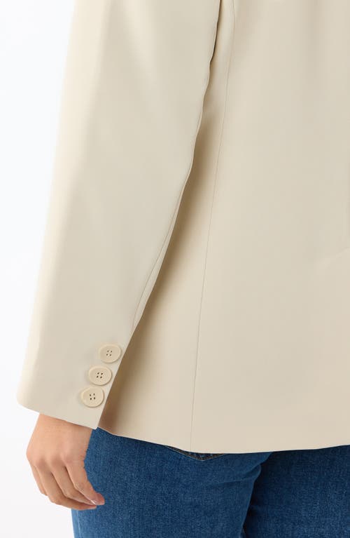 Estelle Sophie Double Breasted Jacket In Neutral