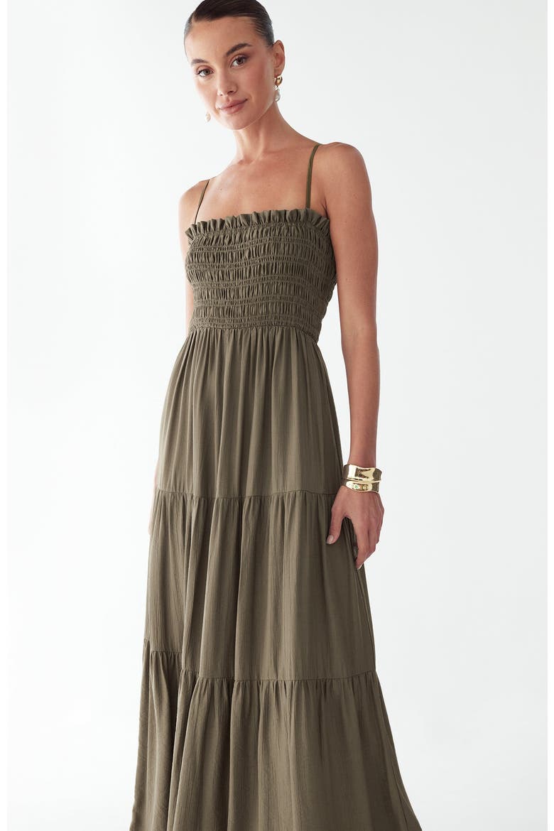 Lennie Maxi Dress, Alternate, color, Olive
