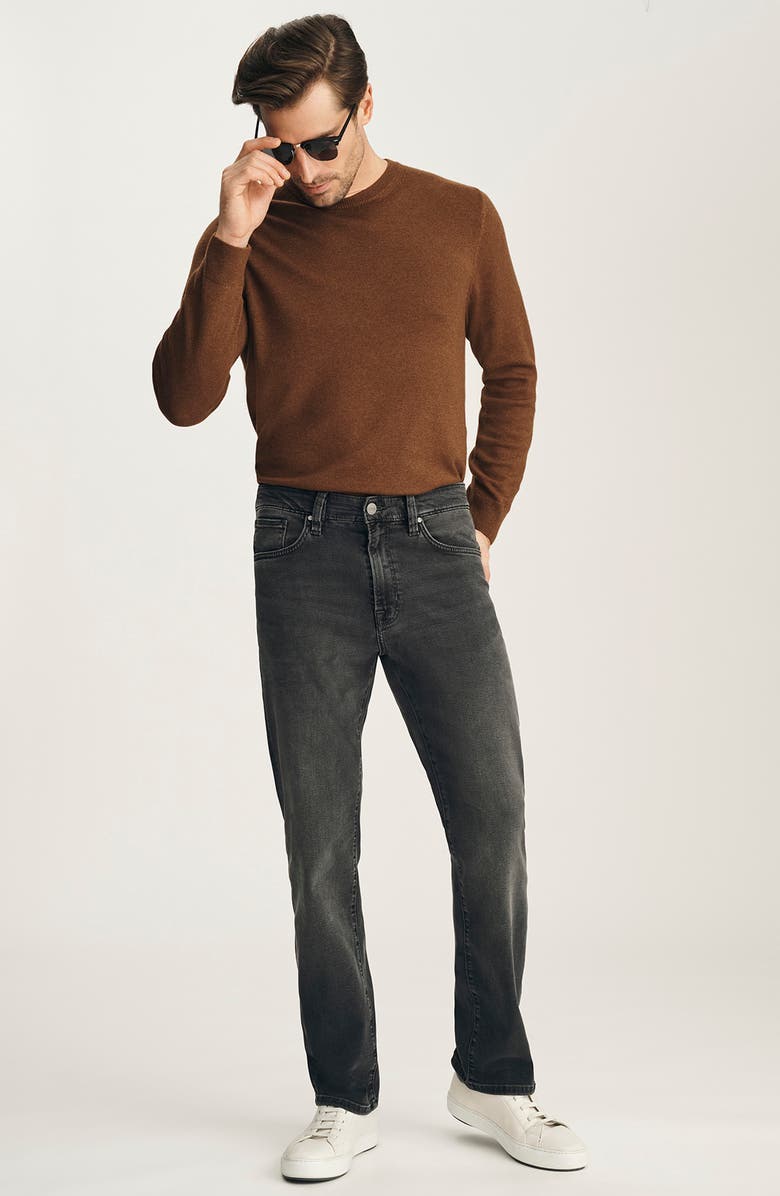 34 Heritage Charisma Relaxed Straight Leg Jeans, Alternate, color, Smoke Brushed Urban