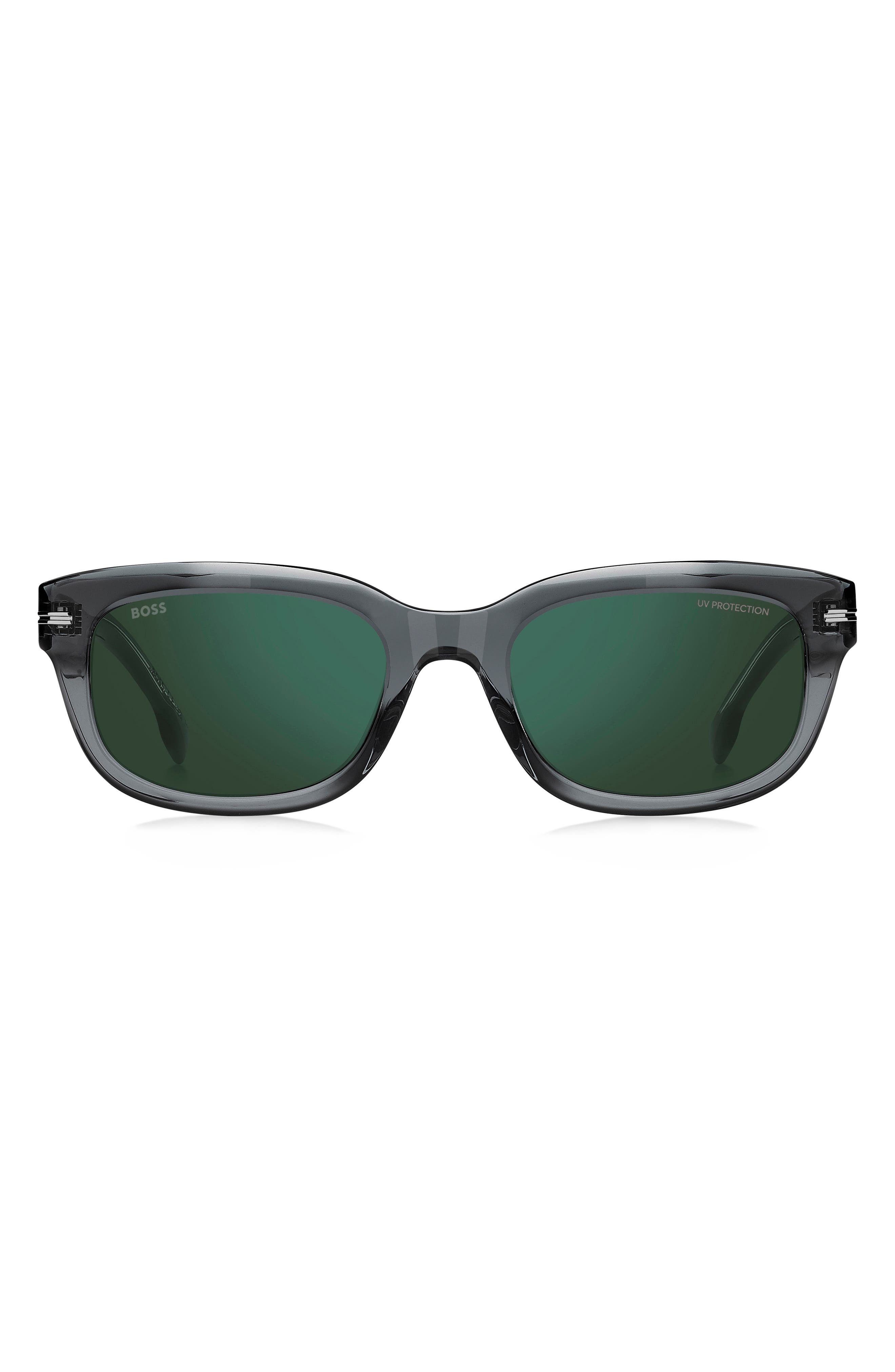 BOSS 53mm Rectangular Sunglasses