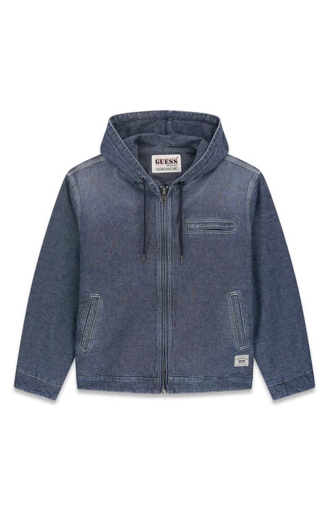 Hooded Canvas Utility Jacket