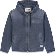 GUESS ORIGINALS Hooded Canvas Utility Jacket