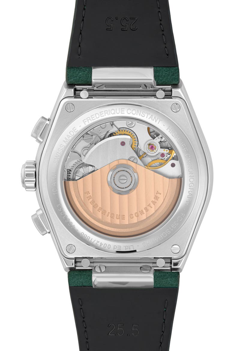 Highlife Chronograph Interchangeable Strap Watch, 41mm, Alternate, color, GREEN