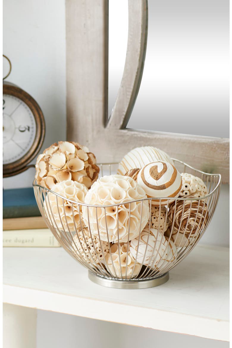 Brown Dried Plant Handmade Orb & Vase Filler - Set of 2, Alternate, color, BROWN