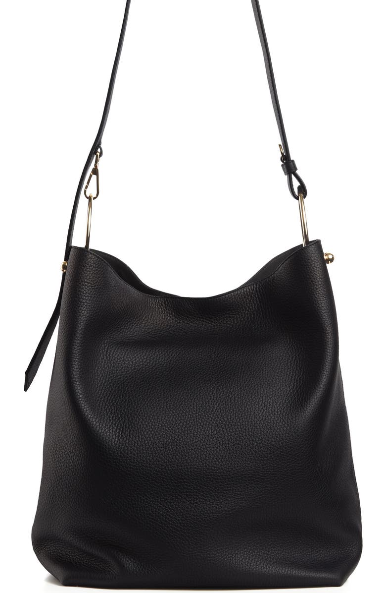 Strathberry Medium Lana Leather Bucket Bag, Alternate, color,