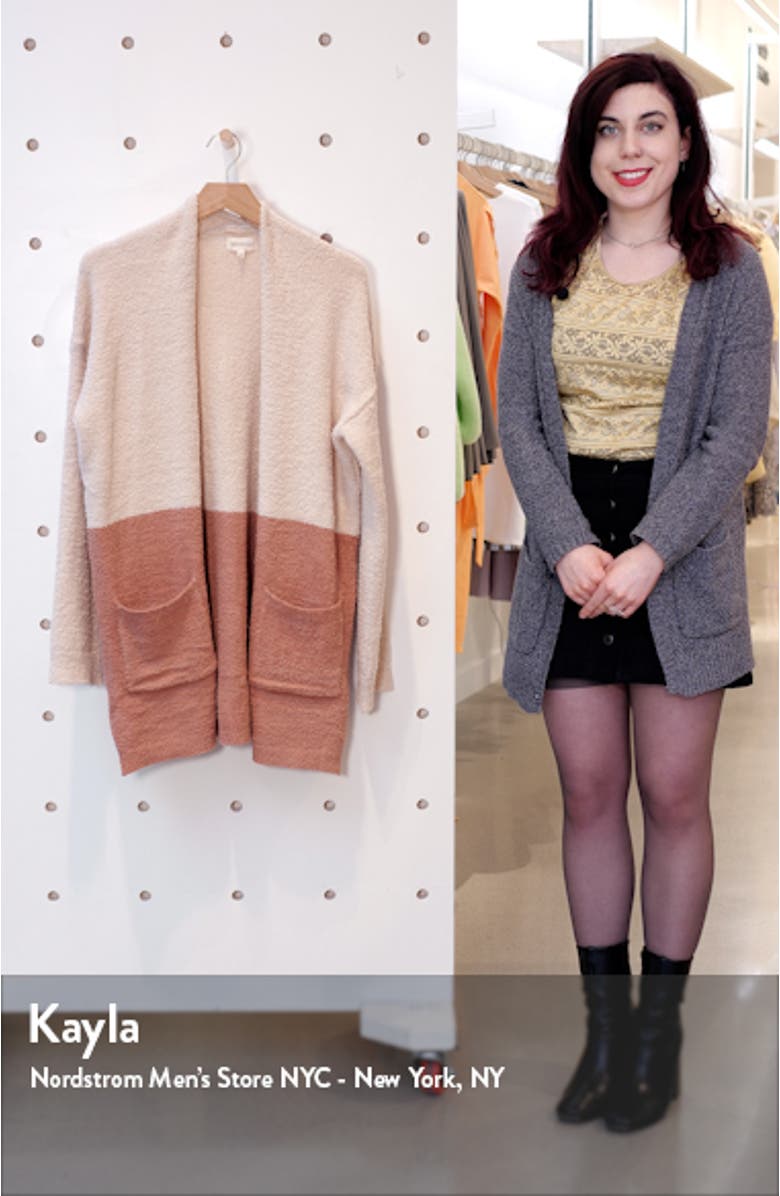 Cozy Color Block Cardigan, sales video thumbnail