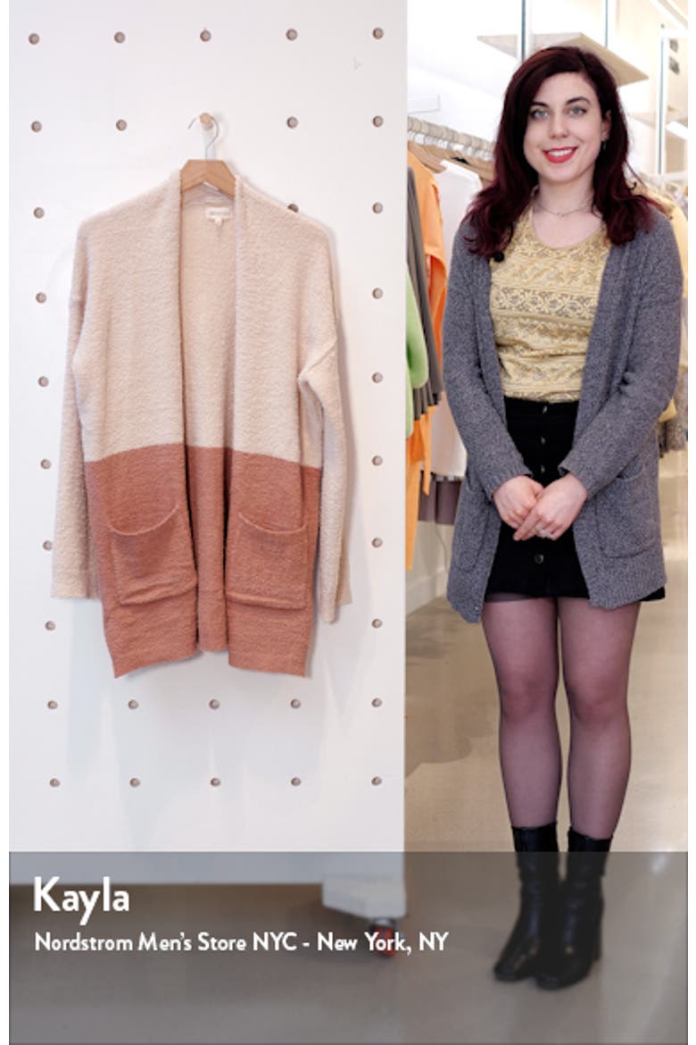 Cozy Color Block Cardigan video