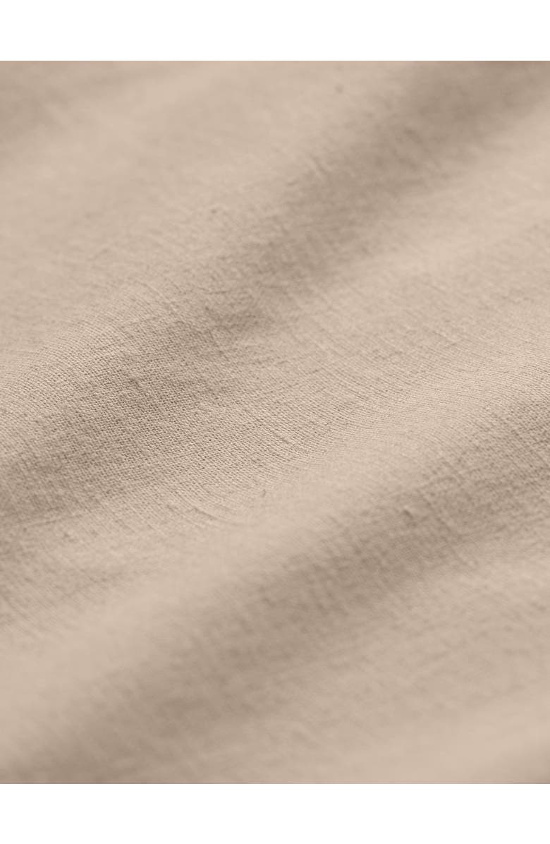 Oak Hill by DXL Big & Tall Linen-Blend Tech Shorts, Alternate, color, Light Tan